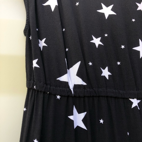 GAP black with stars printed maternity dress S - Picture 6 of 6